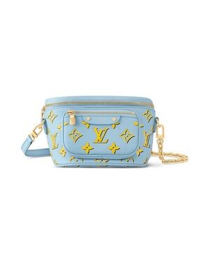 NEW Louis Vuitton Mini Bumbag in Turquoise and Yellow